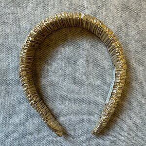 Loeffler Randall Gold Marina Puffy Headband